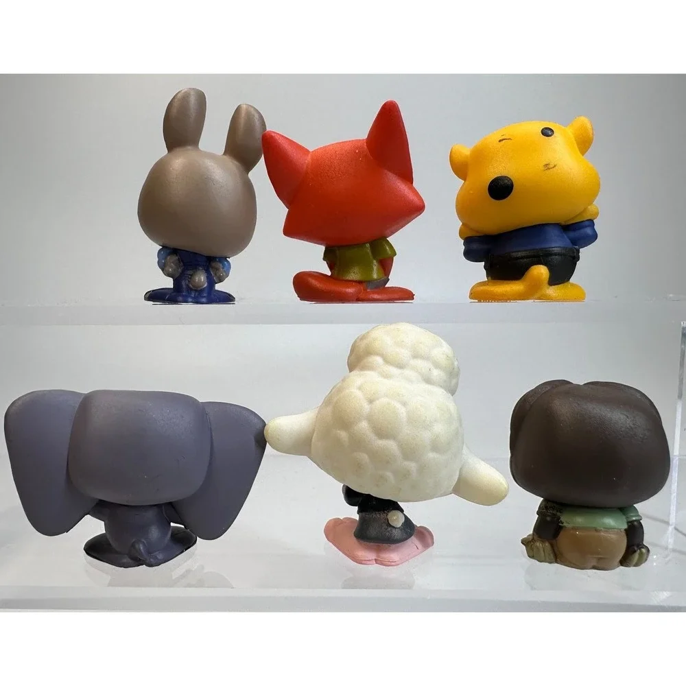Disney Doorables ZOOTOPIA Judy Hopps Nick Wilde Flash COMPLETE Series 9 Set of 6
